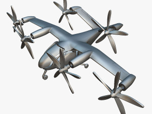 Joby Aviation S4 - 3D Printable Model 3D Print Model