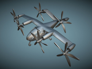 Joby Aviation S4 - 3D Printable Model Modelo de Impressão 3D