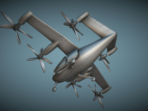 Joby Aviation S4 - 3D Printable Model Modelo de Impressão 3D