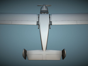 Max Holste MH1521 Broussard - 3D Printable Model 3D Druckmodell