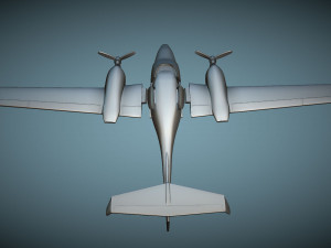 Diamond DA42 Twin Star - 3D Printable Model 3Dプリントモデル