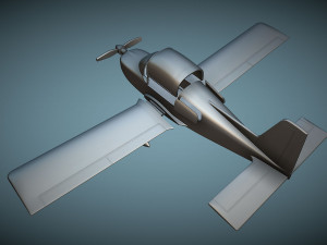 Grumman AA-5B Tiger - 3D Printable Model 3D Принт Модель