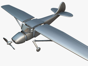 Cessna 170B - 3D Printable Model 3D Print Model