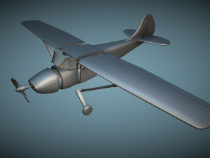 Cessna 170B - 3D Printable Model 3D-Druckmodell