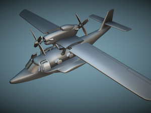 Dornier CD-2 Seastar - 3D Printable Model 3D Baskı Modeli