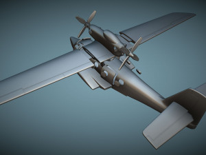 Dornier CD-2 Seastar - 3D Printable Model 3D Baskı Modeli