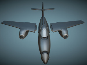 SNCASO Sud-Ouest SO4050 Vautour IIB - 3D Printable Model 3D Принт Модель