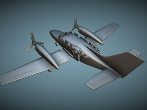 Cessna 425 Corsair - 3D Printable Model 3D Print Model