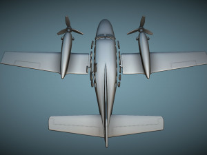 Cessna 425 Corsair - 3D Printable Model 3D Print Model