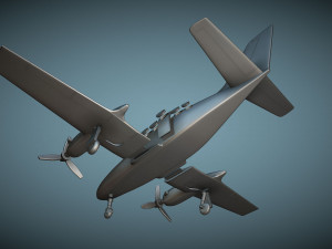 Cessna 425 Corsair - 3D Printable Model 3D Print Model