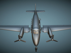 De Havilland DH-104 Dove - 3D Printable Model 3D 프린트 모델