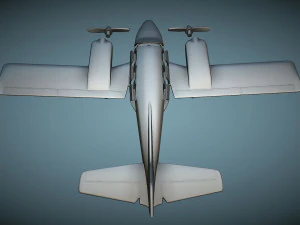 Gulfstream American GA-7 Cougar - 3D Printable Model 3D Print Model