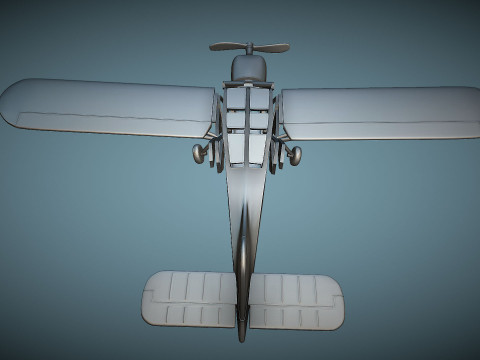 Stinson L-5 Sentinel - 3D Printable Model 3D Принт Модель