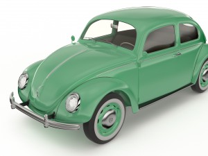 volkswagen beetle mk1 1938 3D Model