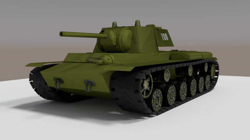 kv1 3D Model .c4d .max .obj .3ds .fbx .stl .blend 