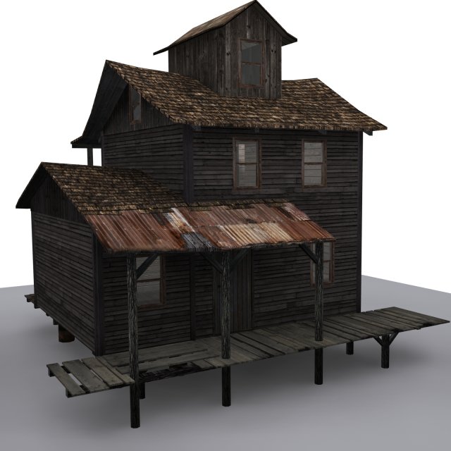 house02 3D 模型 .c4d .max .obj .3ds .fbx .stl .blend 