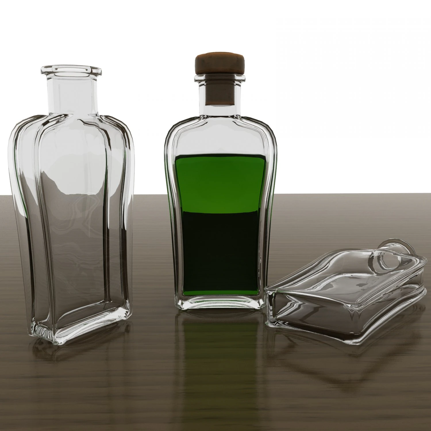 bottle 02 3D Model .c4d .max .obj .3ds .fbx .stl .blend 