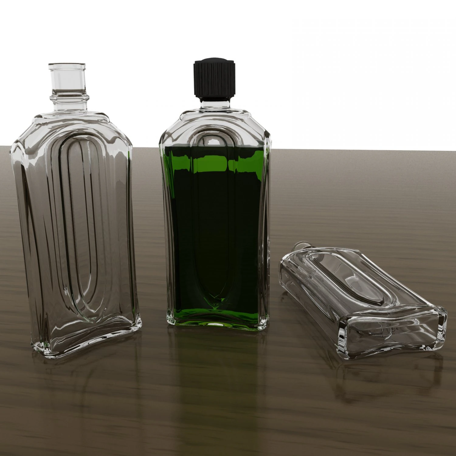 bottle 05 3D Model .c4d .max .obj .3ds .fbx .stl .blend 