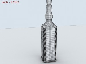 bottle collection Model 3D