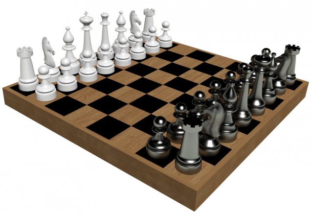 chess 3D Model .c4d .max .obj .3ds .fbx .stl .blend 