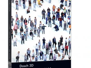 зразок dosch 3d - low poly people том 1 3D Модель