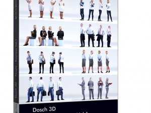 dosch 3d people sample Model 3D