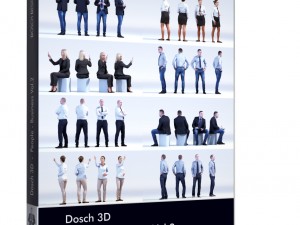 dosch 3d people sample Model 3D