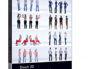 dosch 3d people sample Model 3D