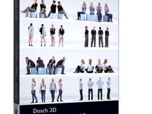 dosch 3d people sample Model 3D