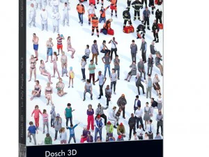 dosch 3d - low poly people vol 2 3D Модель