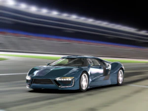 DOSCH 3D - Detail Mobil - Mobil Sport Hidrogen Model 3D