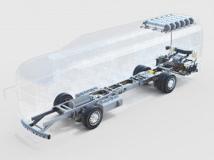 DOSCH 3D - Bus Details - Hydrogen Modelo 3D