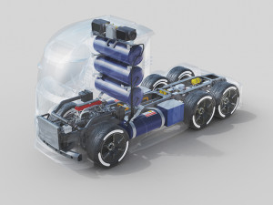 DOSCH 3D - Futuristic Truck Details - Hydrogen 3D Model