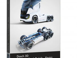 DOSCH 3D - F&uuml;t&uuml;ristik Kamyon Detayları - Elektrikli 3D Model
