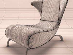 armchair giovannetti lsa 3D-Modell