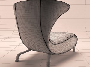 armchair giovannetti lsa 3D-Modell