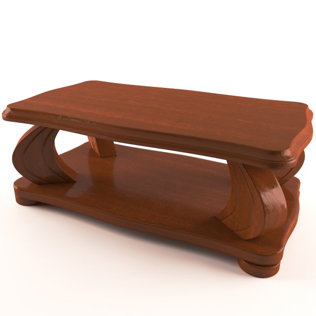 coffee table 3D Модель .c4d .max .obj .3ds .fbx .stl .blend 