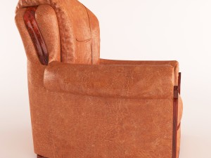 chair leather Modelo 3D