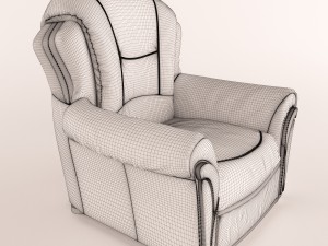 chair leather Modelo 3D