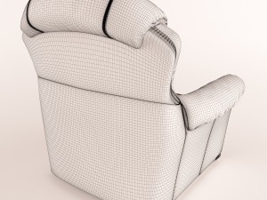 chair leather Modelo 3D