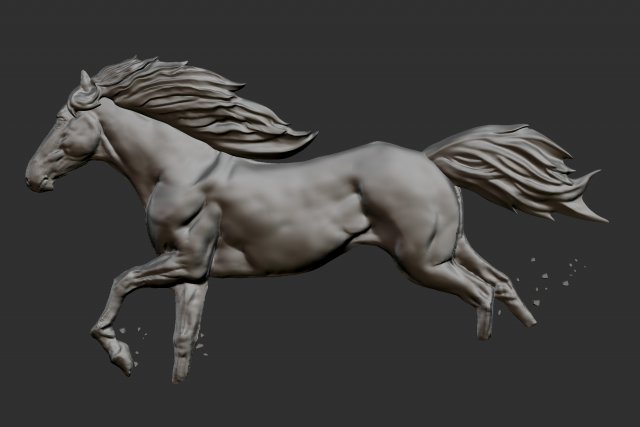 horse Modelo de impresión 3D .c4d .max .obj .3ds .fbx .stl .blend 