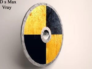 viking shield model - 1 3D Model