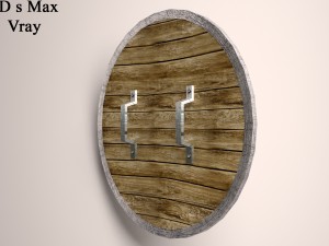 viking shield model - 1 Model 3D
