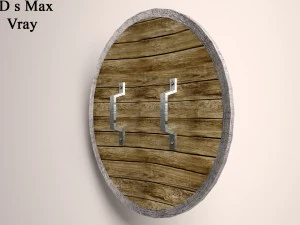 viking shield model - 1 3D Model