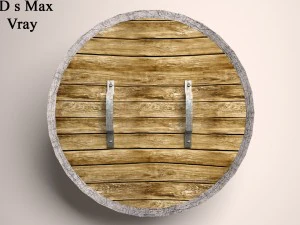 viking shield model - 1 3D Model