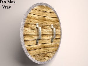 viking shield model - 1 Model 3D