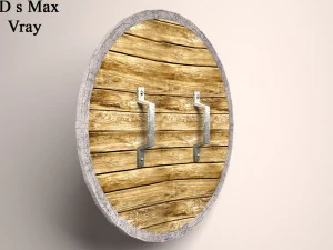 viking shield model - 1 3D Model