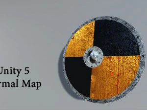 viking shield model - 1 3D Model