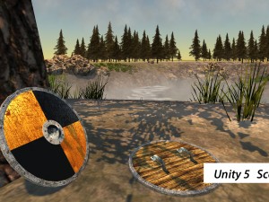 viking shield model - 1 Model 3D