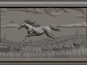 horse at the lake Modelo de impresión 3D